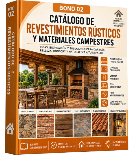 Bono 02 - Catálogo de Revestimientos Rústicos y Materiales Campestres
