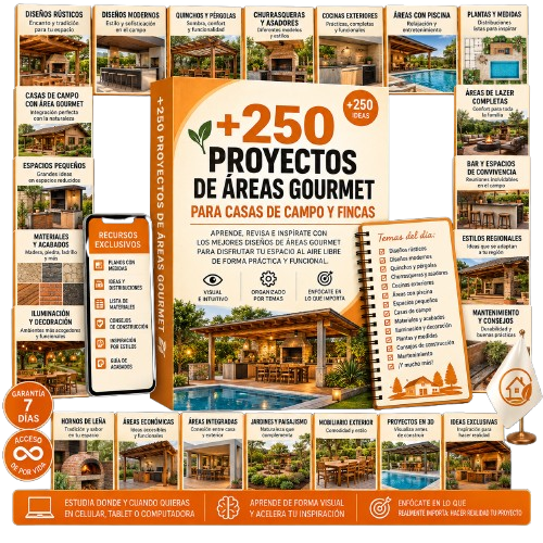 Kit +250 Proyectos de Áreas Gourmet